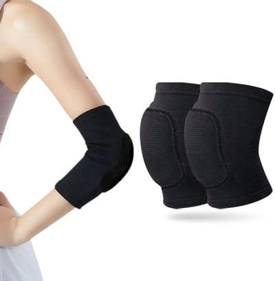 BRENZOOS- Elleboogsteunen - Ergonomisch Ontwerp - Ademend - Comfortabel - Schokabsorberend - Geschikt voor Tieners en Volwassenen - 2 Stuks - Elleboogbandage