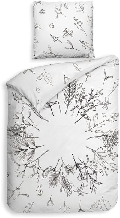 Heckettlane Fresia Dekbedovertrek - Katoen - 140x200-220 cm - Eenpersoons - Wit