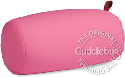 Cuddlebug kussen - Roze - Nekkussen (reizen) - 31 x 17 cm Maat M - R pet - Wasbaar - Incl. draagtasje