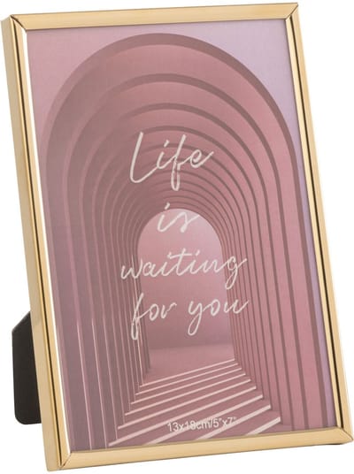 J-Line fotolijst Tracy - metaal - goud blinkend - medium