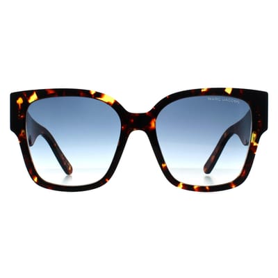 Marc Jacobs Vierkant Dames Donker Havana Blauw Verloop MARC 698/S