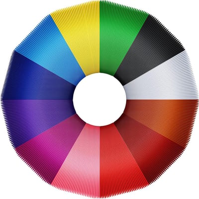 SnelShoppen - 3D Pen Filament Refills PLA 12 Kleuren Set van 196.8 Ft, 1.75mm Veilig en Niet-toxisch Filament voor Kinderen, Perfect voor Creatieve Pr