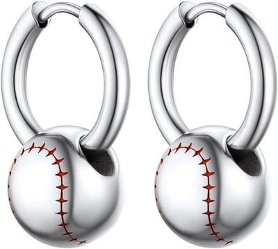 Bestyle Sports Ketting Oorbellen Met Voetbal Basketbal Voor Mannen en Kinderen