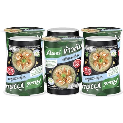 Knorr Cup Instant Rijstsoep Pap Garnalen Knoflook 40 g. x 6 st 40 g. x 6 pcs