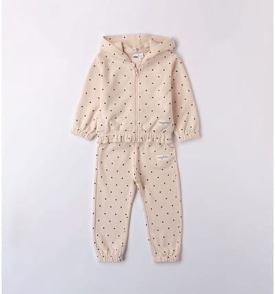 Ido 4a532 Trainingspak Beige 6 Years Meisje