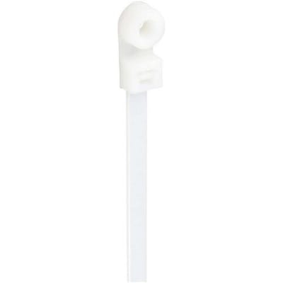 TRU COMPONENTS TC-12814168 Kabelbinder 400 mm 7.6 mm Natuur Met schroefsokkel, Chemische bestendigheid 100 stuk(s)