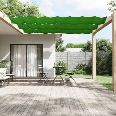 vidaXL - Luifel - verticaal - 60x420 - cm - oxford - stof - lichtgroen