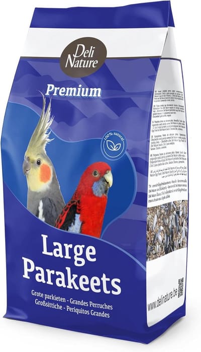 Deli Nature Premium Vogelvoer Zonnebloempitten 1 kg voor Grote Parkieten