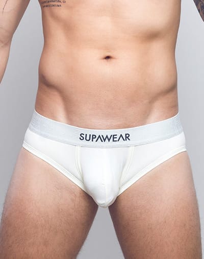 SUPAWEAR Neon Brief Ivory - MAAT S - Heren Ondergoed - Slip voor Man - Mannen Brief