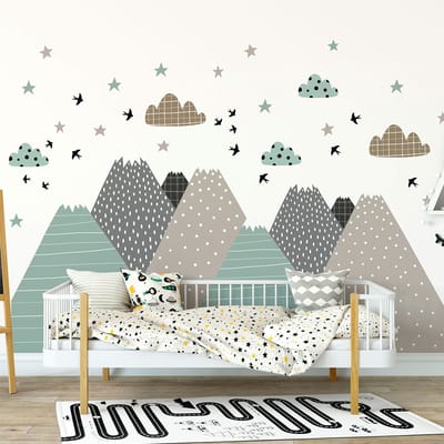 Kinderstickers van het Scandinavische gebergte, Sarka, 100 x 150 cm