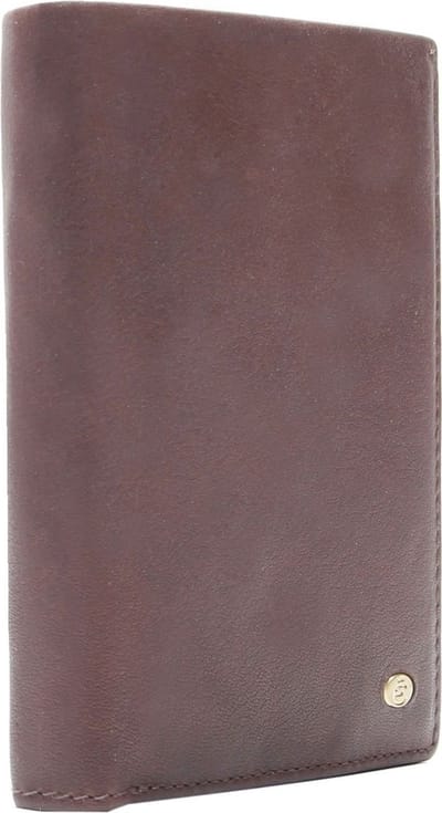 Esquire Leren Portemonnee Chicago Portrait Wallet Brown Donkerbruin
