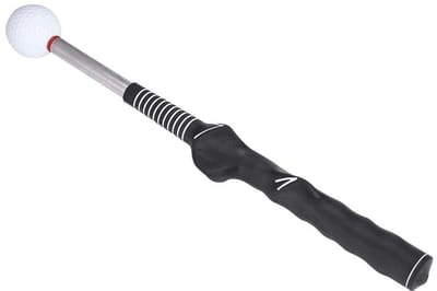 Dailygoods- Golfwingtrainer Telescopisch - Metalen Swingtrainer - Opwarmhulpmiddel - Golfaccessoire - Verzwaarde Grip - Ideaal voor Krachttraining
