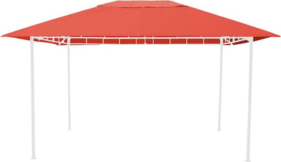 Vervangend dak voor tuinpaviljoen antiek paviljoen partytent 3x4m terra oranje - Kwaliteit sinds 1972 - 48116