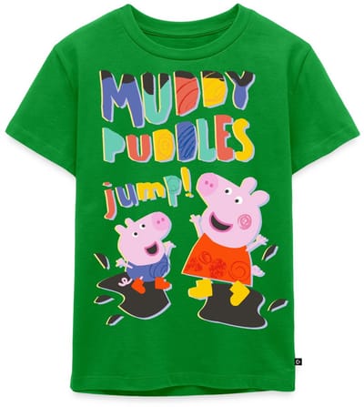 Peppa Pig Lyrics Muddy Puddles Jump Premium T Shirt Kinderen