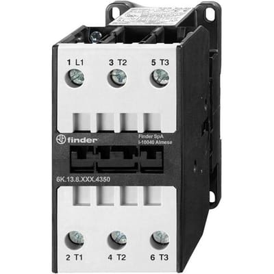 6K.13.8.230.4350 Industrieel relais 3x NO 22 kW 230 V/AC 50 A Geschikt voor merk (relais): Finder Piece 1 stuk(s)