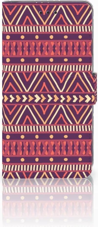 Apple iPhone Xs Max Telefoon Hoesje Aztec Paars