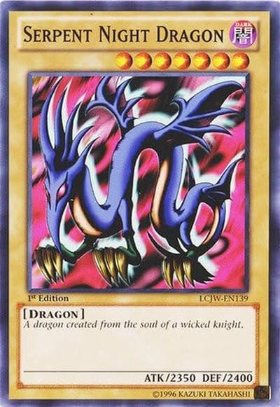 Yu-Gi-Oh! Kaartspel: Slang Night Dragon (LCJW-EN139) - Legendary Collection 4 - 1e Editie - Common