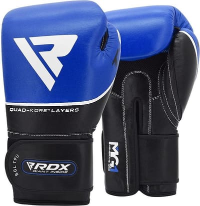 RDX Sports Bokshandschoenen Leer T9  Rood - Maat: 10oz