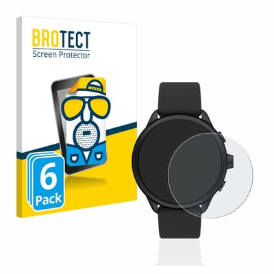 BROTECT - Screenprotector voor Fossil Smartwatch Wellness (Gen 6) Hybrid - Folie Beschermfolie matte 6 Stuks