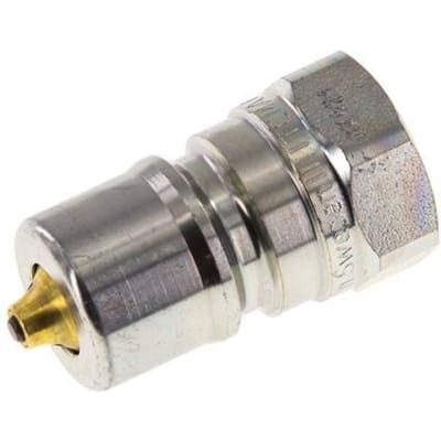 Stalen DN 10 Hydraulische Koppeling Insteeknippel G 3/8 inch Binnendraad Drukontlasting ISO 7241-1 B D 19.1mm