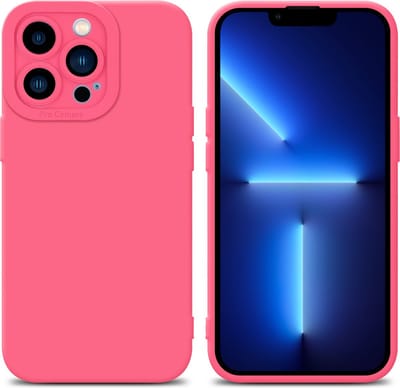 Cadorabo Hoesje geschikt voor Apple iPhone 12 PRO in FLUID ROOD - Beschermhoes gemaakt van flexibel TPU silicone Cover Fluid Case