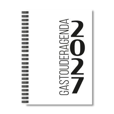 Gastouderagenda | Kinderopvang agenda A5 - met ruimte voor 10 kinderen
