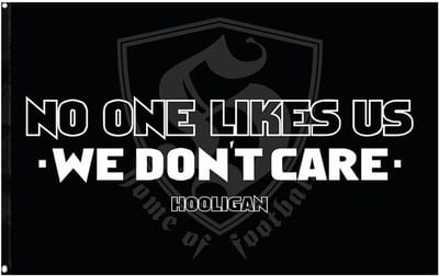 Hooligan Streetwear Vlag We Don't Care