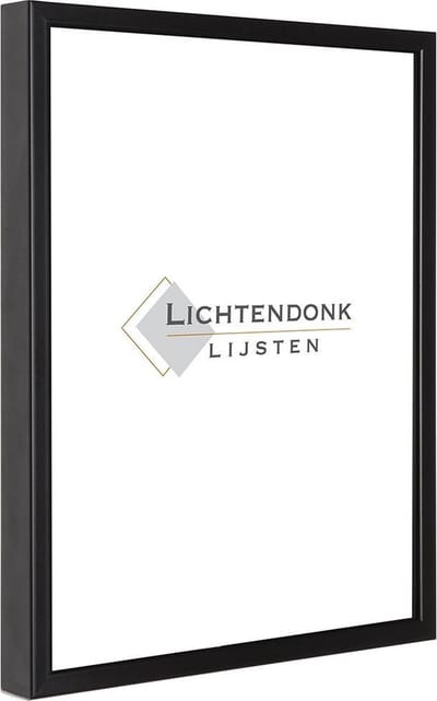 Aluminium Wissellijst 70 x 90 Zwart - Ontspiegeld Acrylite - Salerno