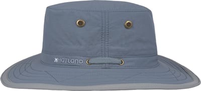 Hatland - Demauri - Outdoorhoed met kinkoord - Blauw - Maat S - Unisex