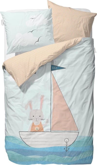 Covers & Co Ahoy - Dekbedovertrek - Eenpersoons - 140 x 220 - Blue