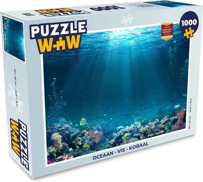 Puzzel Oceaan - Vis - Koraal - Legpuzzel - Puzzel 1000 stukjes volwassenen