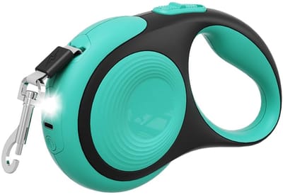 Dailygoods - Uittrekbare Hondenlijn met LED-Licht voor Kleine en Middelgrote Honden