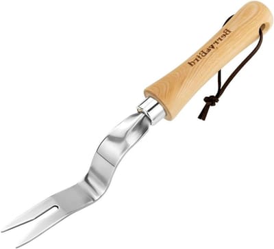 Hand Weeder Tool - Onkruidsteker Tuin - Onkruid Verwijderen - Ergonomisch Handvat - 32 cm - Zilver