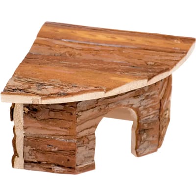 Duvoplus - Hok - Knaagdier - Knaagdieren Houten Speelhuis Drumstick 20x7,8x10,5cm Meerkleurig - 1st