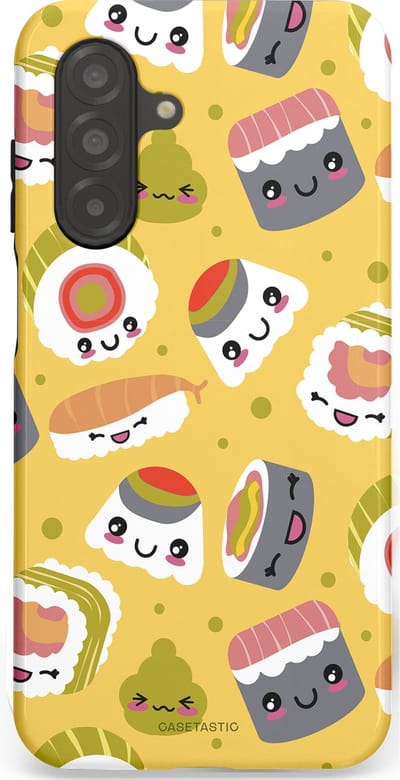 Casetastic Hoesje Geschikt voor Samsung A26 - Stijlvolle Beschermende Duo-layer Case - Sushi vriendjes