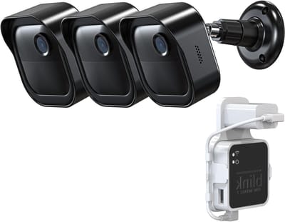 Camera Muurbevestiging - Bevestiging Behuizing - Buitenbeveiliging - 360 Graden Verstelbaar - 3 Stuks