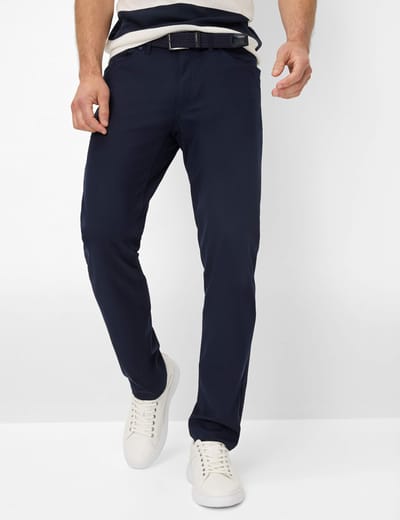Brax Heren Broek  Style CHUCK navy, donkerblauw, maat 44/30