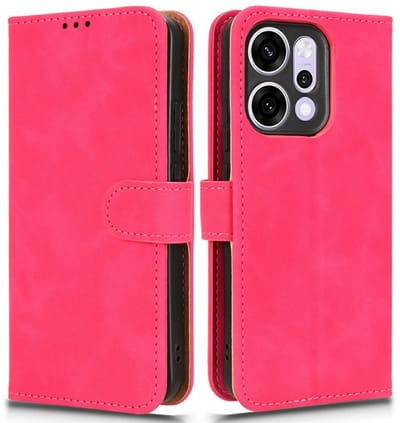 Coverup Hoesje - Geschikt voor OPPO Reno14 Hoesje - Coverup Book Case - Roze