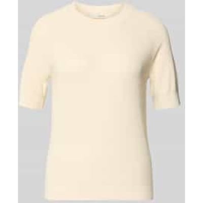 regular fit gebreide trui van viscose-katoenmix model 'ELINNA'