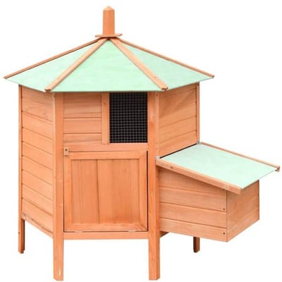 Maison Exclusive - Poulailler Bois de pin massif et sapin 126x117x125 cm
