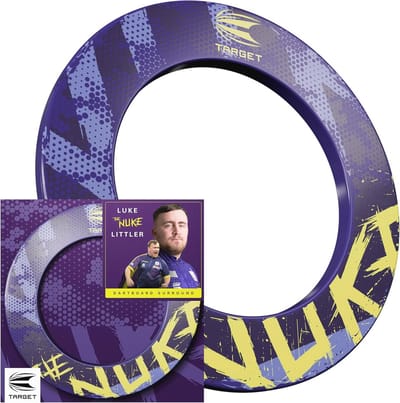 Dartbord Beschermer Ring | Compatibel met Steel Tip Dartborden | Paarse & Gele Dart Surrounds