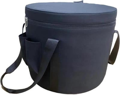 Draagtas Klankschalen - Beschermhoes Muziekschaal - Veilig Vervoeren - Verstelbare Draagband - 30 cm - Zwart