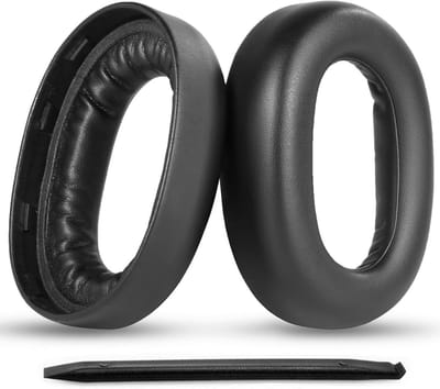 Vervangende Oorkussens voor Plantronics Voyager Surround 80 UC en 85 Hoofdtelefoons met Zacht Geheugenfoam en Leer - Comfortabele Accessoires voor Langdurig Gebruik