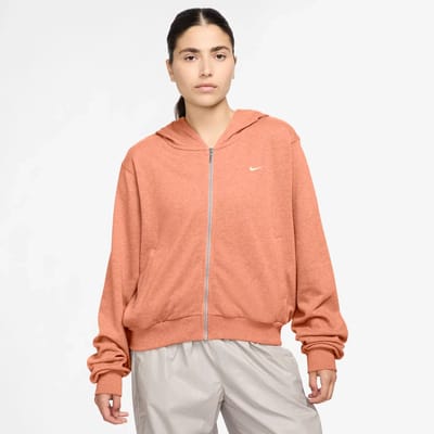 Capuchon met rits voor dames Nike Chill Terry