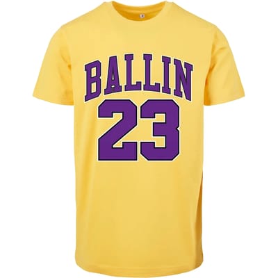 Mister Tee - Ballin 23 taxi Heren Tshirt - S - Geel