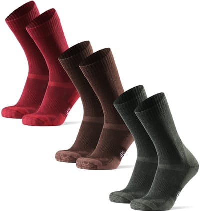 DANISH ENDURANCE Wandelsokken - Ademend Merino Wol met Blarenbescherming - Kinderen- 3 Paar - Maat 31-34
