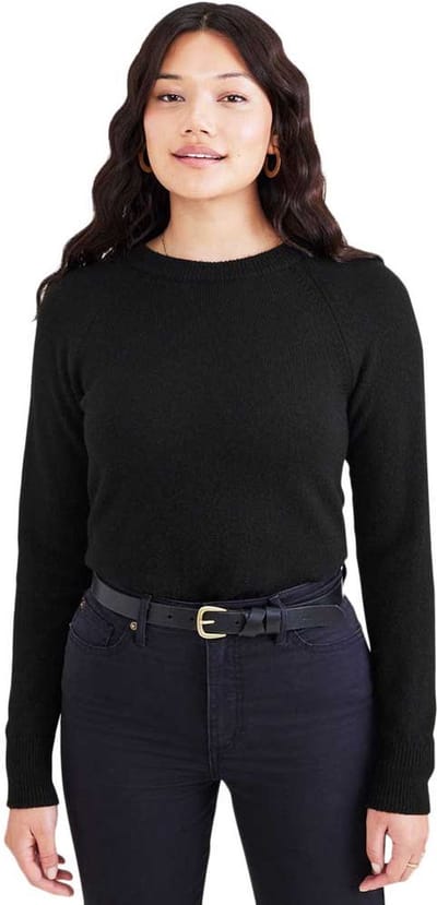 Dockers Crewneck Trui Zwart S Vrouw