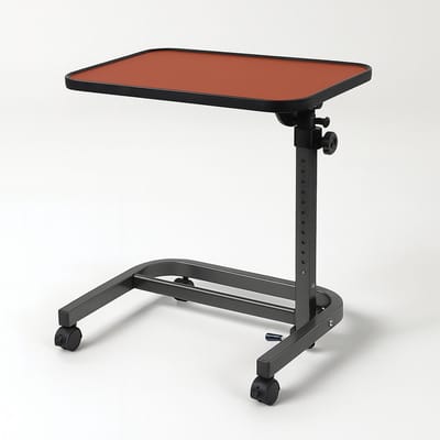Aidapt bedtafel met wielen - 15 kg belastbaar - Bruin