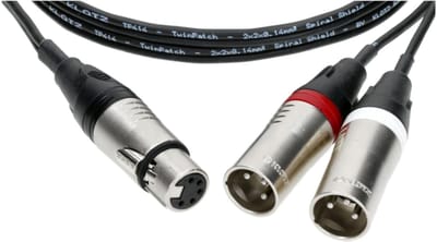 Klotz SMY414K-050 Stereo Microfoon Y-kabel 5 m - Audio kabel