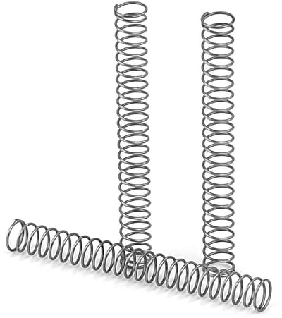 Drukveren Roestvrij Staal - Compressieveren Set - Apparaten Repareren - Hoge Elasticiteit - 25 mm lengte - Zilverkleurig